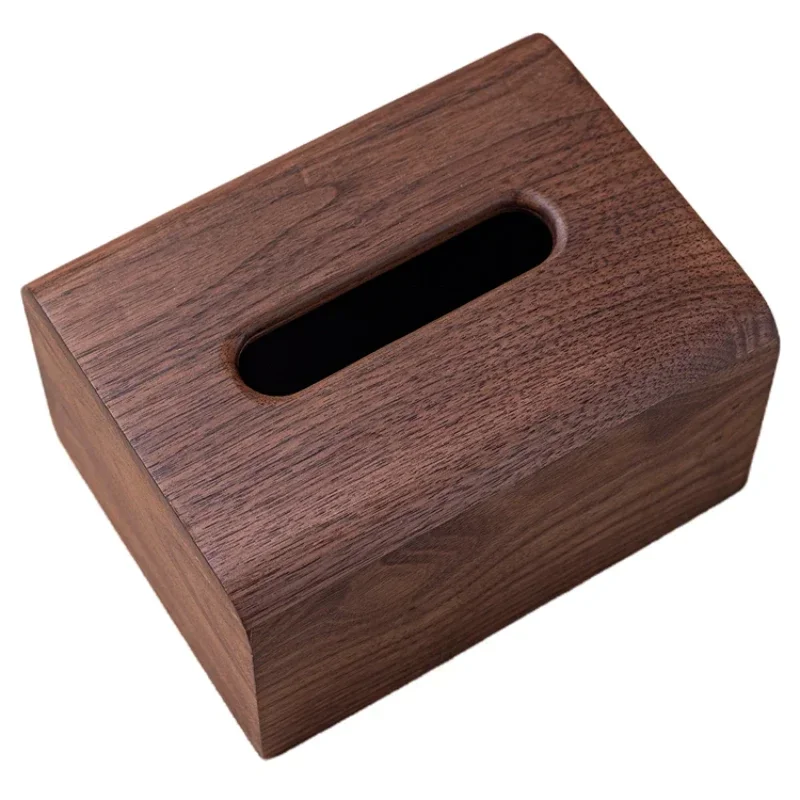 Functional and Stylish Walnut Tissue Box for Living Room and Office - Perfect Housewarming Gift Unique Decorative Piece