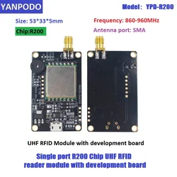 Yanpodo UHF RFID 모듈 리더, 마이크로 USB RFID UHF 모듈, TTL Uart, 아두이노 라즈베리 파이 보드 키트, SPI 임베디드 시스템