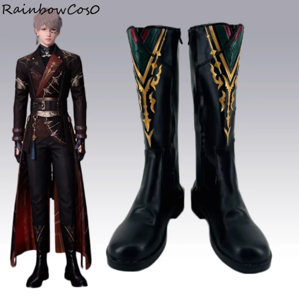 

Xavier Love and Deepspace Обувь для косплея Сапоги Игра Аниме Вечеринка Хэллоуин RainbowCos0 W5308