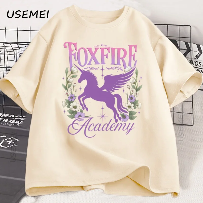 Foxfire Academy T-shirt Men Women Vintage Keeper of The Lost Cities Symbols Tshirt Bookish Cotton Short Sleeve Tees Streetwear
