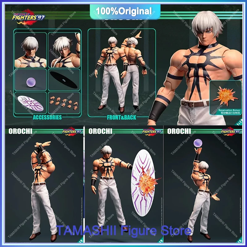 Original Tunshi Studio 1/12 SNK TS-015 King of Fighters 97 Orochi PVC Action Figures Collection Model Toys Gift