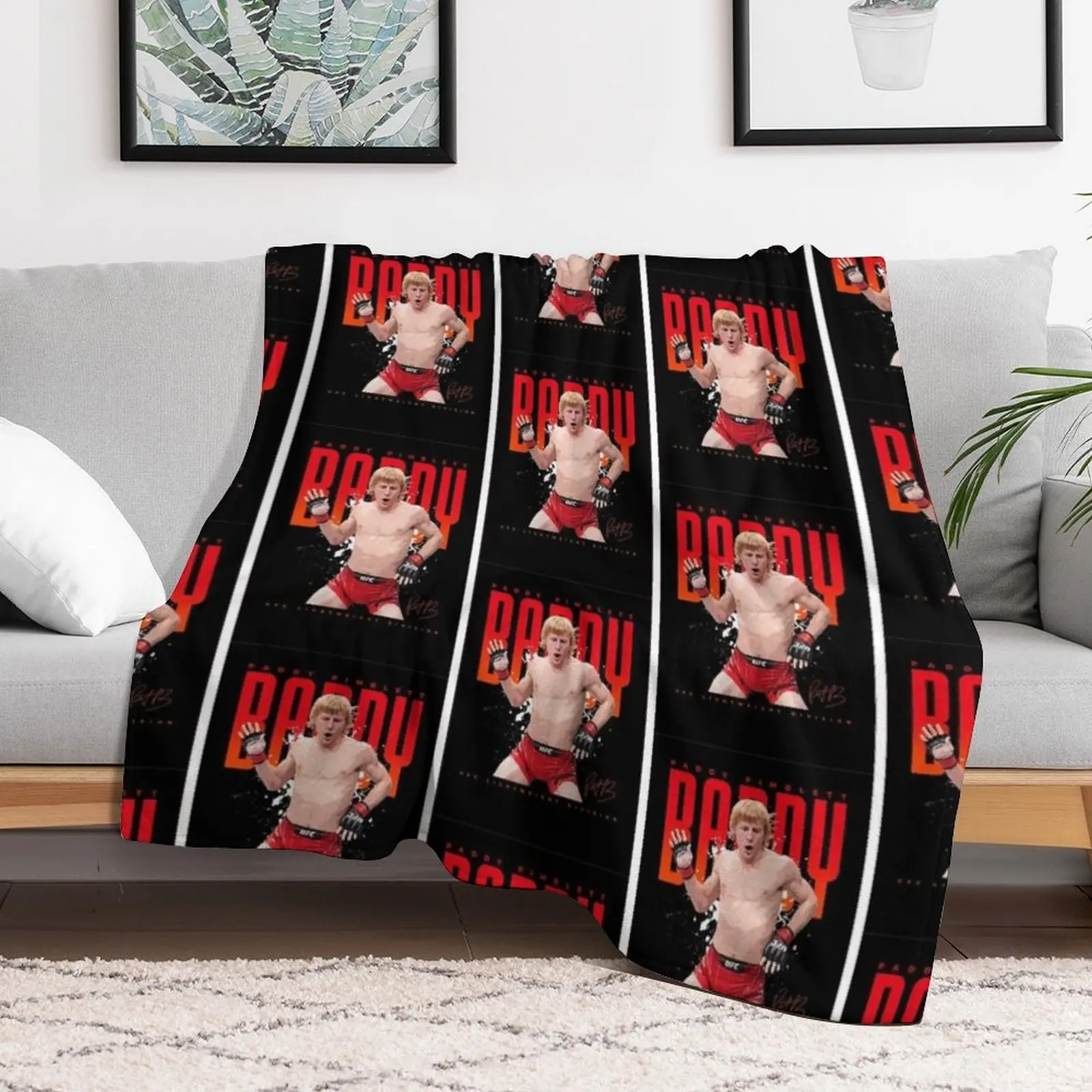 Mark zuckerberg is a lizard - Paddy the baddy Throw Blanket Shaggy Loose Blankets image 2