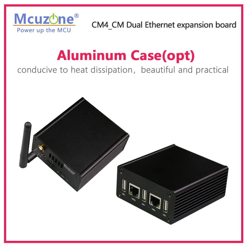 CM4_CM Placa de expansión Ethernet dual RTC FAN USB2.0 Gbps Ethernet RPI OS, Ubuntu, KALI
