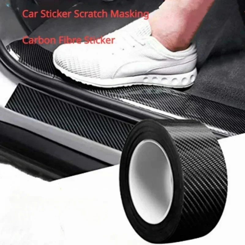 

Carbon Fiber Tape Stickers on Car Automotive Cloth Tape Waterproof Decorative Masking Adhesive Adhesives Sealers Hardware Home
