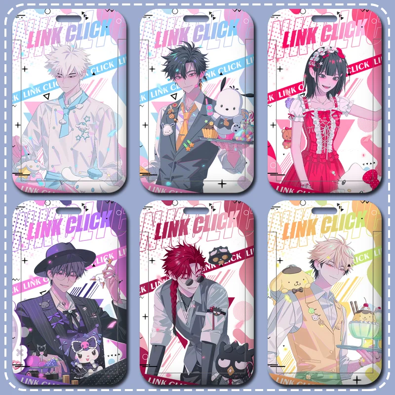 الوريد فيليكس ليو شياو تشارلز غطاء بطاقة أنيمي المفاتيح رابط انقر حافلة مفتاح سلسلة للنساء موضة الاكريليك سيارة كيرينغ قلادة