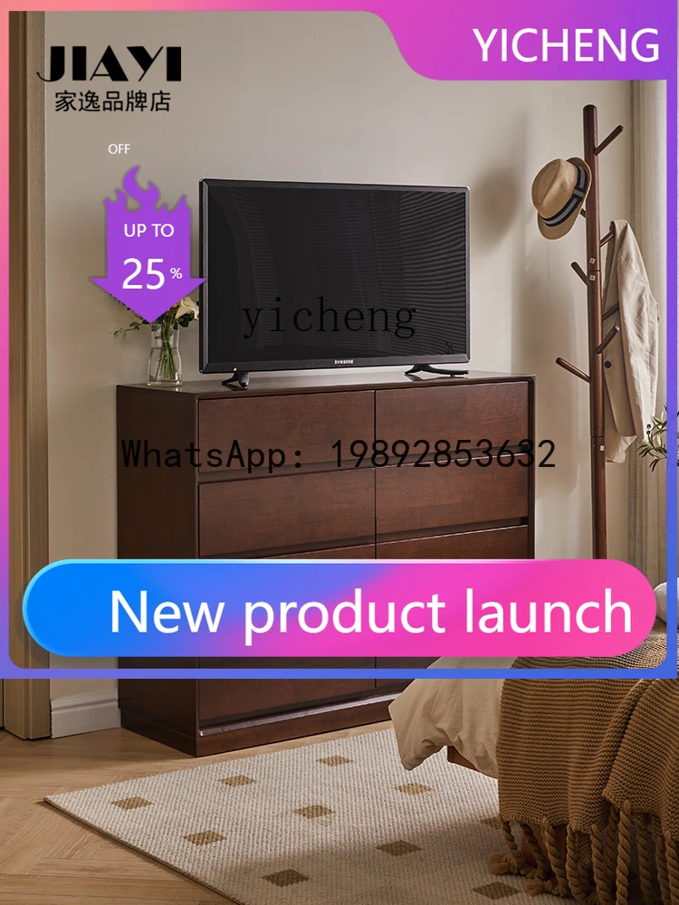 

Настенный шкаф-комод X2 из массива дерева для гостиной, ретро-шкаф для спальни на колесиках