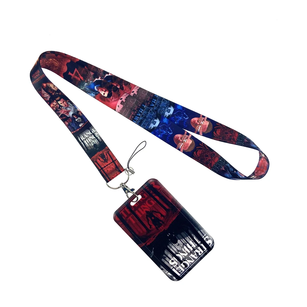 10PCS Horror movie Neck Straps Keychain Lanyards For Keys USB Gym ID Card Badge Holder DIY Hanging Rope Mobile Phone Belt