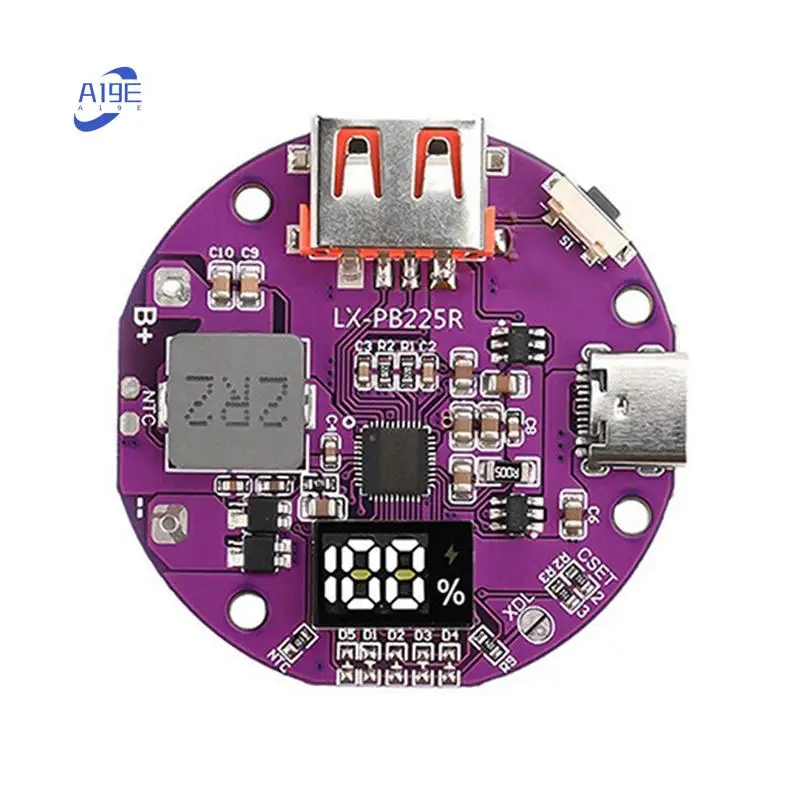 Módulo de carga rápida de A19E-22.5W, placa de cargador de Banco de energía, Mini placa de circuito 5A, Kit de placa base DIY