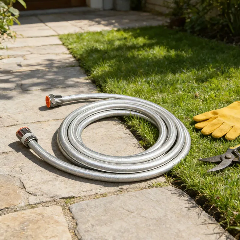 

Универсальный гибкий шланг для душа с защитой от перекручивания и взрыва, удлинитель для смесителя в ванную, серебристый, 1,5 м