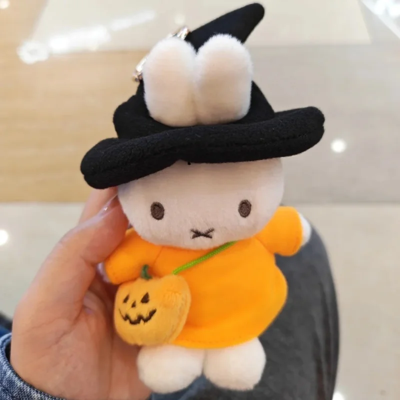 

Hot Miffy Halloween Genuine Series Plush Keychain Cartoon Keyring Rabbit Plush Doll Toy Bag Ornaments Toy Girl Birthday Gifts