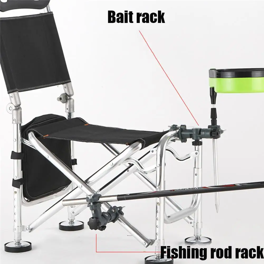 Fishing Rod Bracket Fishing Chair Accessories Outdoor Multifunctional Universal Accessory Fishing Chair Stand Fishing UImbrella