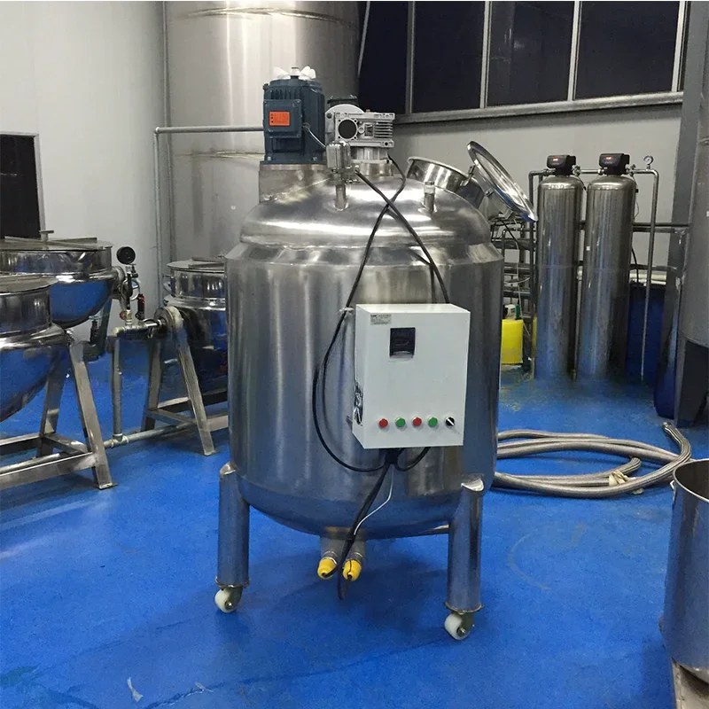 electric heating stirring tank, vacuum emulsifier, reactor, food grade, high temperature resistant liquid shearing machine