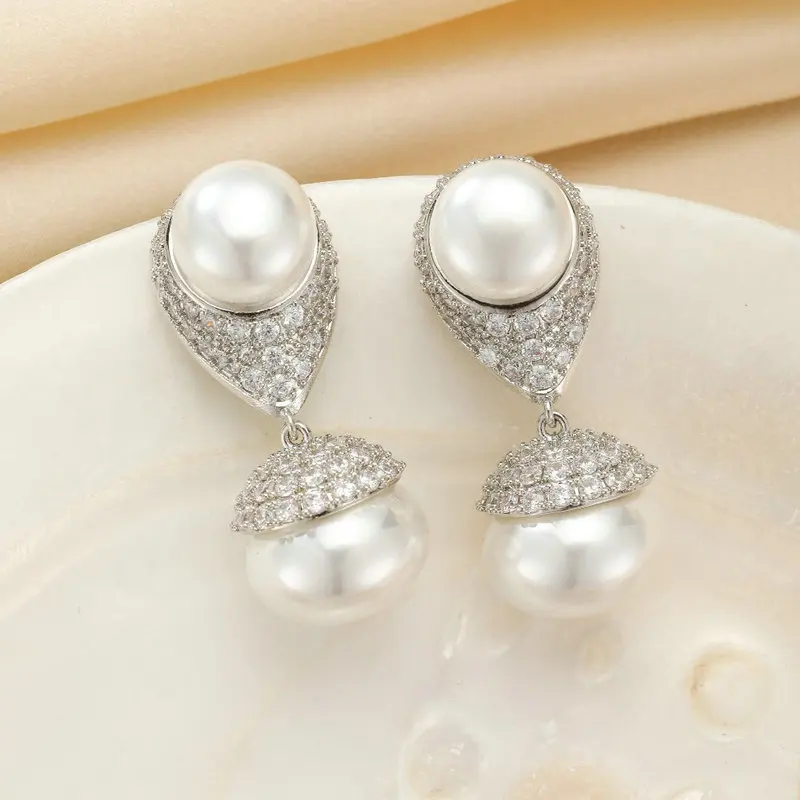 

Bilincolor Fashion Simple Synthetic Pearl Earring for Women