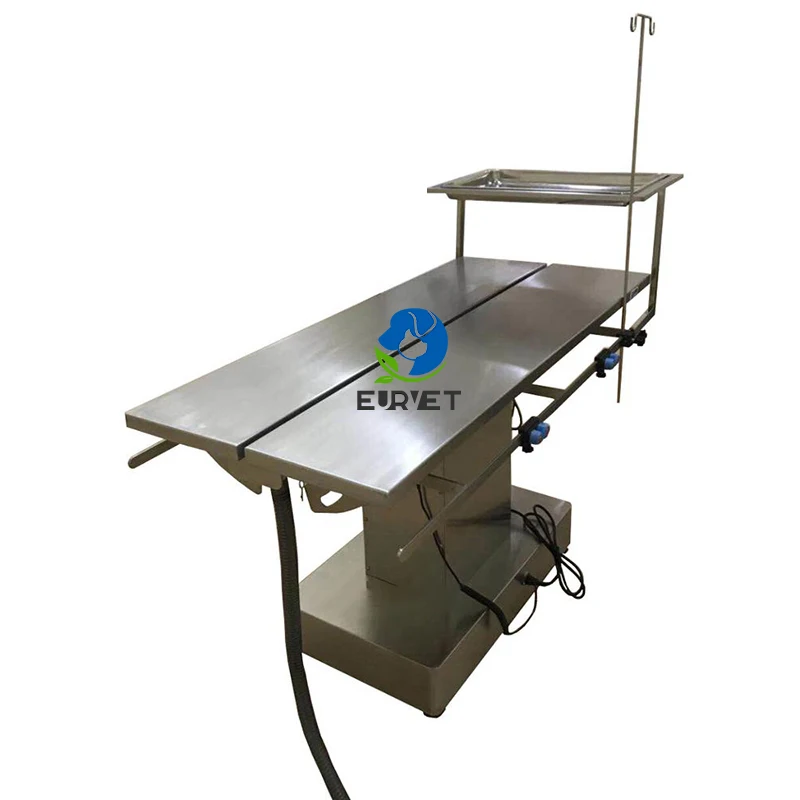 Good Quality Veterinary Operating Table 304 Stainless Steel Veterinary Equipment Vet Surgical Table Adjustment