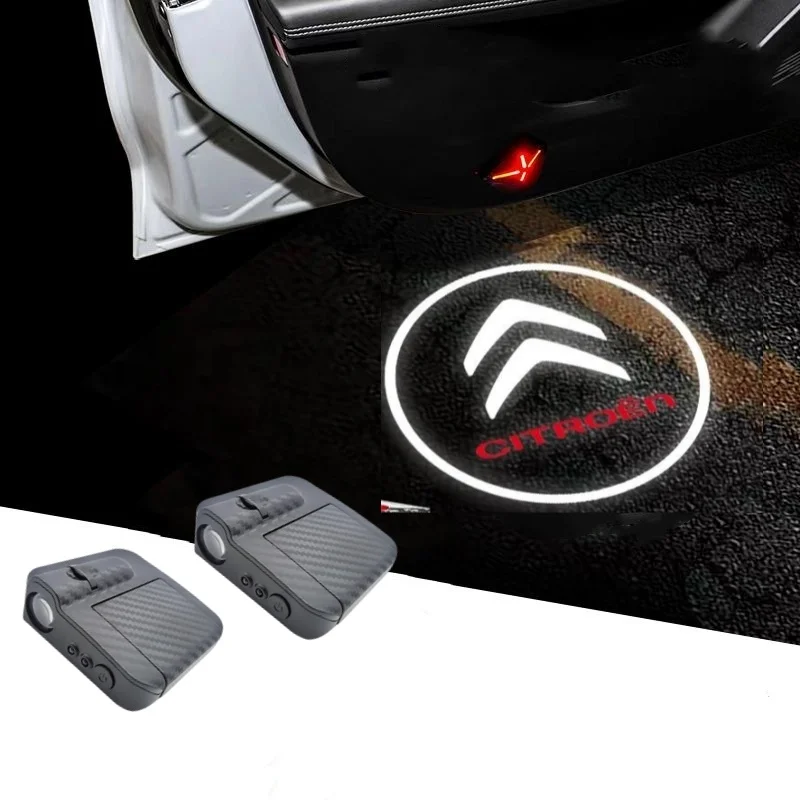 

2PCS Led Welcome Light Car Door Projector Lamps for Citroen DS C4 C5 C3 C2 C5 C4l C1 Ds3 Ds5 Xantia C8 Ds Berlingo Saxo Xsara