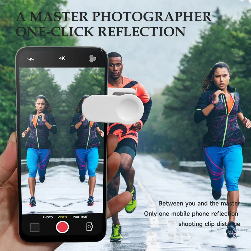 Phone Reflection Camera Clip Holder Selfie Reflector Mirror Reflection Clip Kit Tools for Travel Video for IPhone Samsung Xiaomi