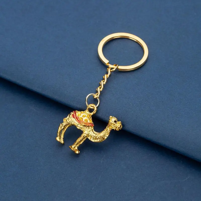 Neuer Metall-3D-Kamel-Schlüsselanhänger Dubai Kamel-Anhänger Schlüsselkette Auto-Schlüsselring Zubehör Touristen-Souvenir Schmuck – Detail 1