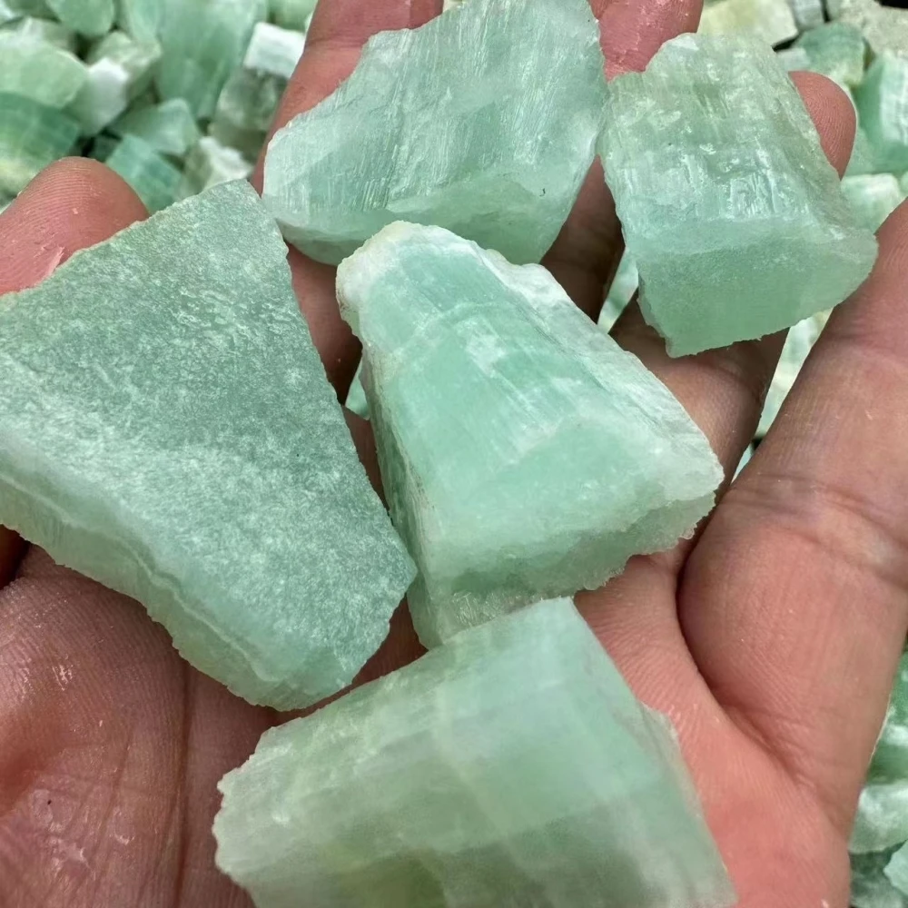 

Natural Rough Afghan Jade Caribbean Stone Raw Stone Calcite Jade Mineral Specimen Jewelry Making Home Decor