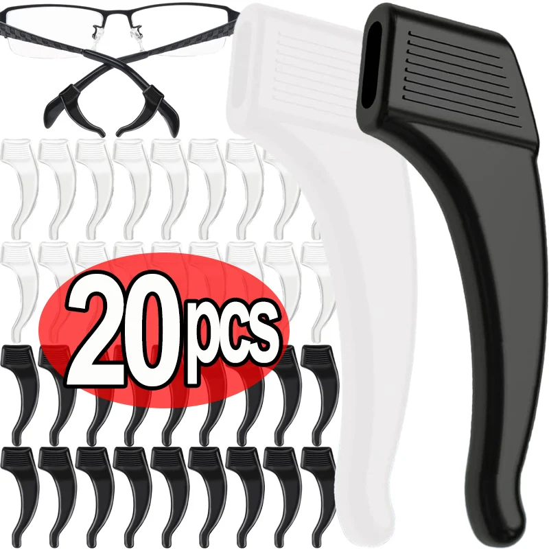 

1/10 пар силиконовые прозрачные противоскользящие заушные крючки для очков противоскользящие и противоскользящие наушники-вкладыши для солнцезащитных очков застежки для оправы очков