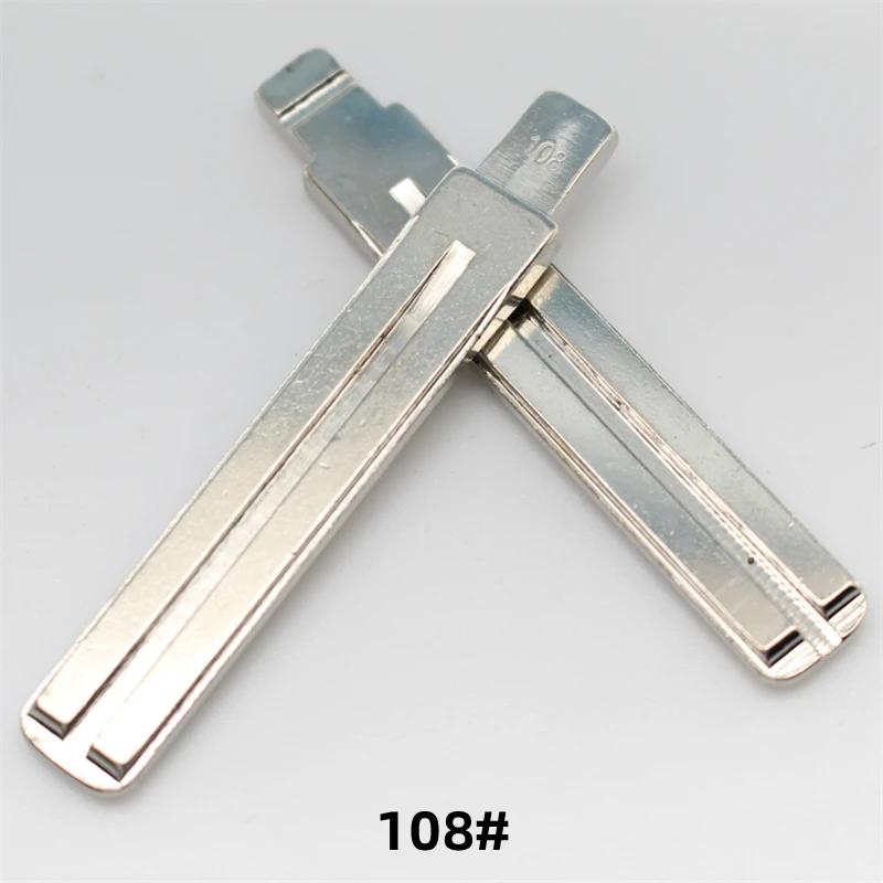 30Pcs 108# Original Metal Blank Uncut Remote Key Blade For 2012 Hyundai Verna