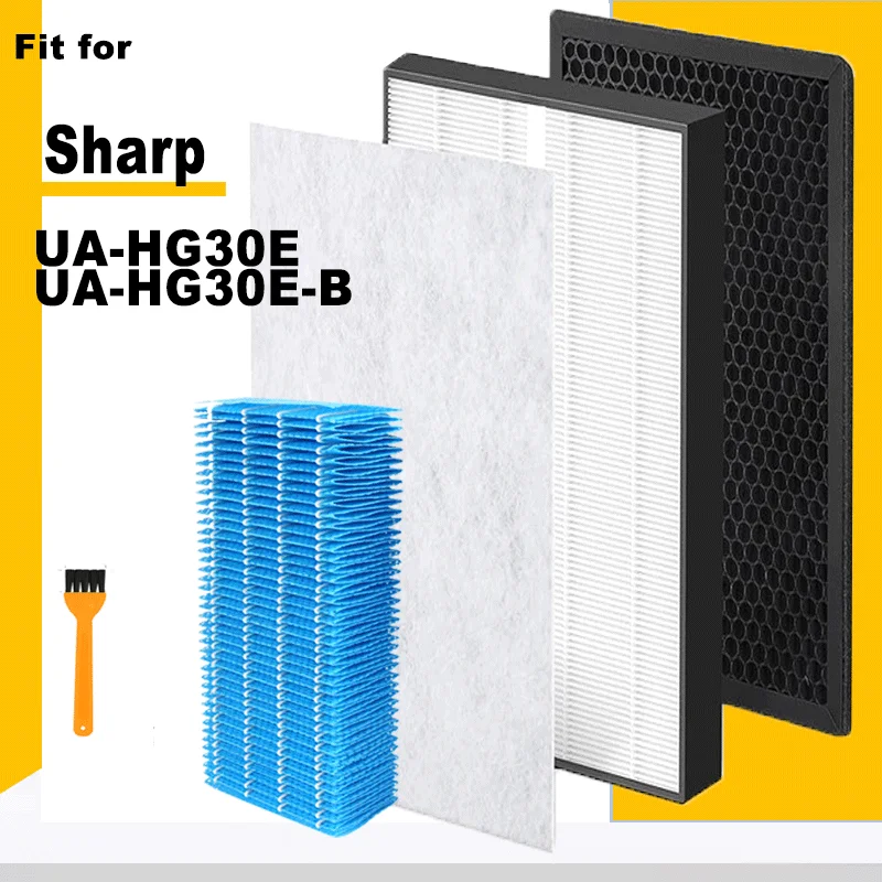 HEPA filter UZ-HG3HF Carbon filter UZ-HG3DF for Sharp Air Purifier UA-HG30E UA-HG30E-B