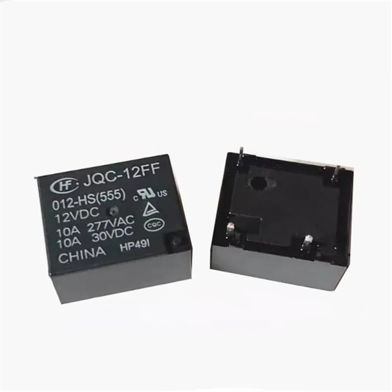 

NEW JQC-12FF 012-HS JQC12FF 012HS - 12V 12DCV DCV12 10A 4PIN relay