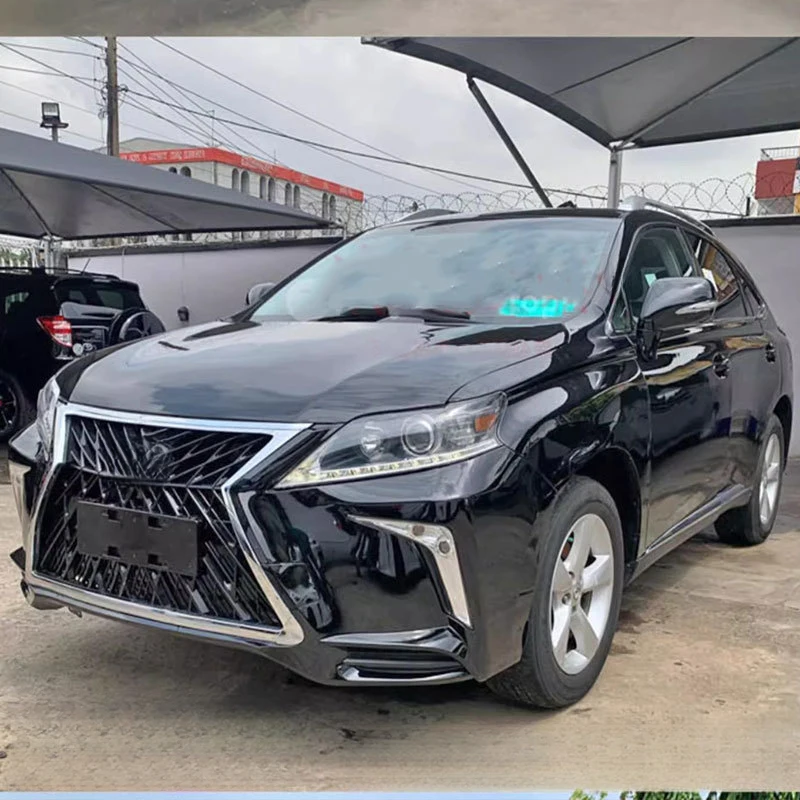 

Suitable for 09-15 Lexus RX270 350 modified to LX570 style front , grille, body kit, headlights, and rear bumper