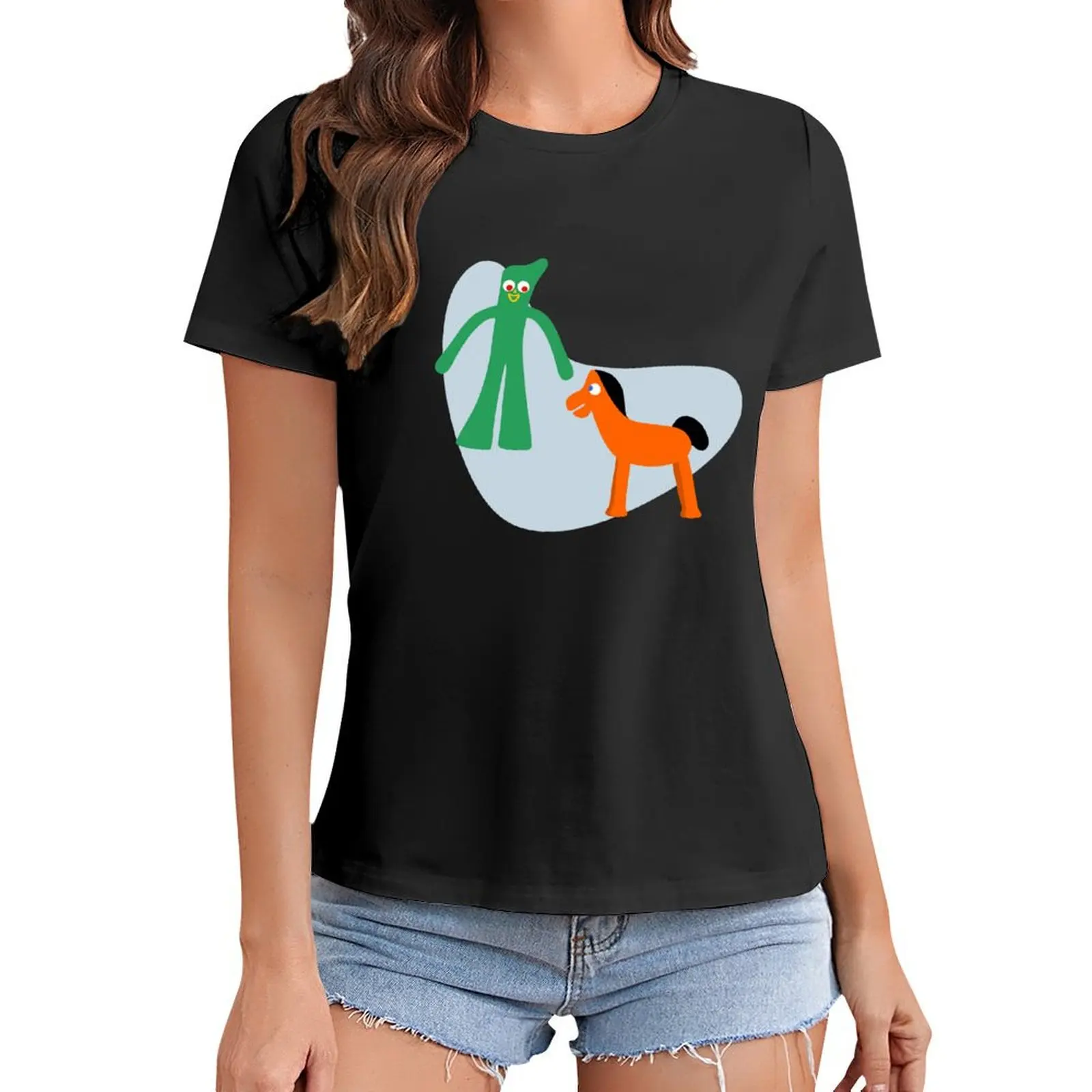 

Spinal Tap - Nigel Tufnel - Gumby Shirt T-Shirt customizeds plain funnys oversized t shirts for Women