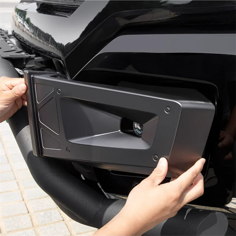 

For GWM Great Wall TANK 400 2023 2024 Exterior Accessories Front Fog Lights Lamps Eyelid Eyebrow Decoration Cover Trim