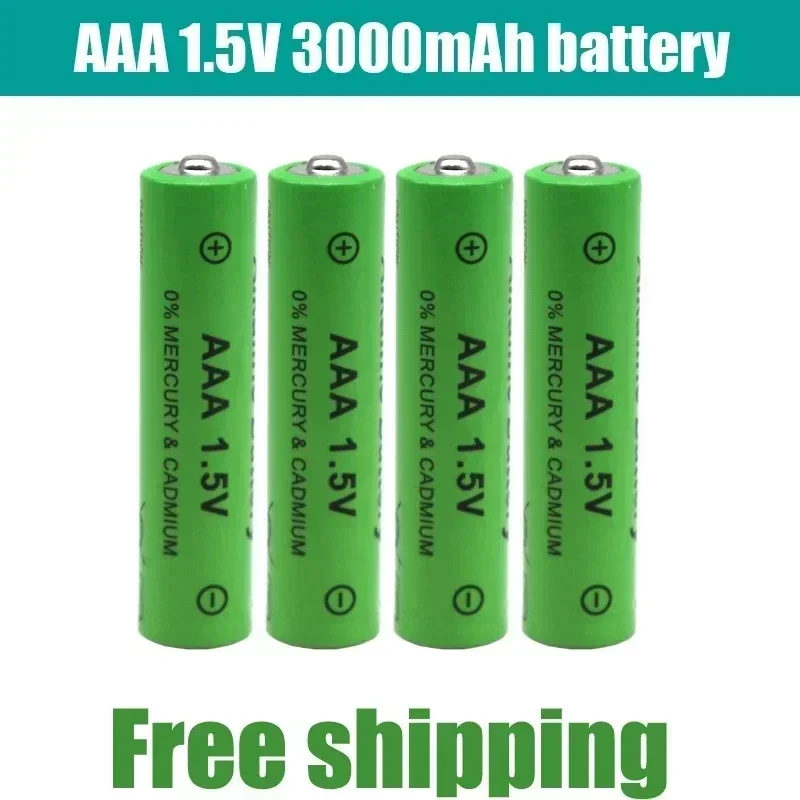 

New 1.5V AAA Rechargeable Battery NI-MH 1.5 V AAA3000mAh Battery for Clocks Mice Computers Toys So On