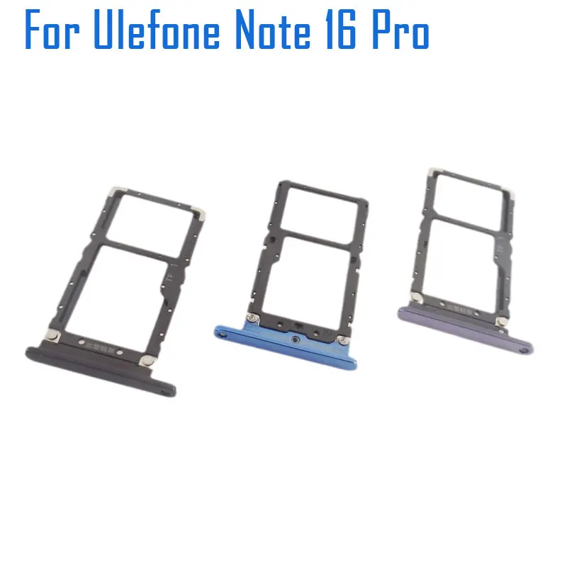 New Original Ulefone Note 16 Pro SIM Card Holder Sim Card Tray Adapter Replacement Accessories For Ulefone Note 16 Pro Cellphne