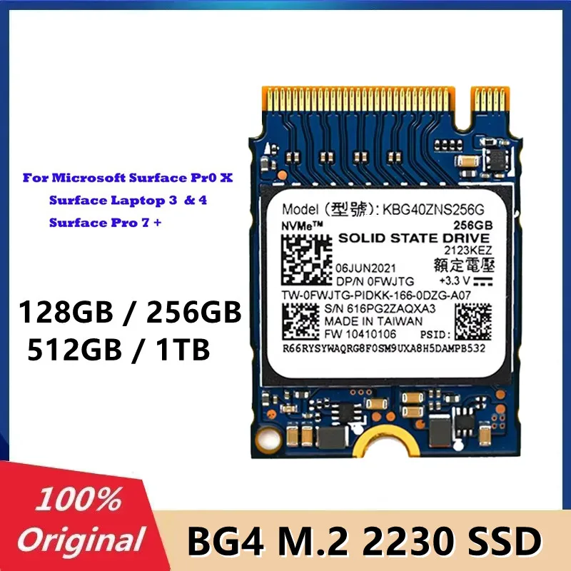 Brand New BG4 128GB 256GB 512GB SSD 2230 PCIe 3.0x4 NVMe M.2 2230 SSD For SteamDeck Surface Original