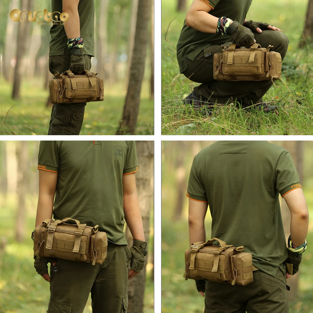 Multifunctional Tactical Waist Bag Outdoor Sports Leisure Travel Cycling Mobile Phone Portable Shoulder Bag