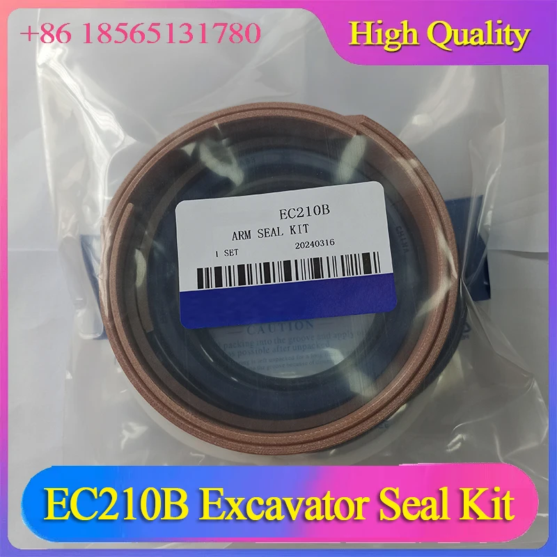 Cylinder Boom Bucket Arm Seal Kit for EC210B EC210 Excavator Hydraulic Cylinder Oil Seal Repair Kit