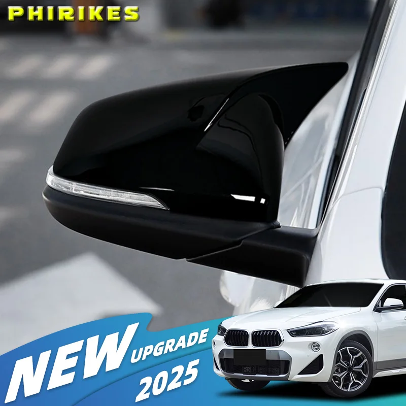 Porta de fibra de carbono asa espelho lateral capa tampas escudo para bmw 1 2 séries f44 f40 z4 g29 x1 f48 f49 x2 f39 toyota supra 2019-2023