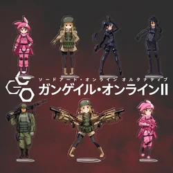 Anime Sword Art Online Suguha Yui Keiko Asuna Kazuto SAO  Acrylic Stand Model Plate Desk Decor Collection