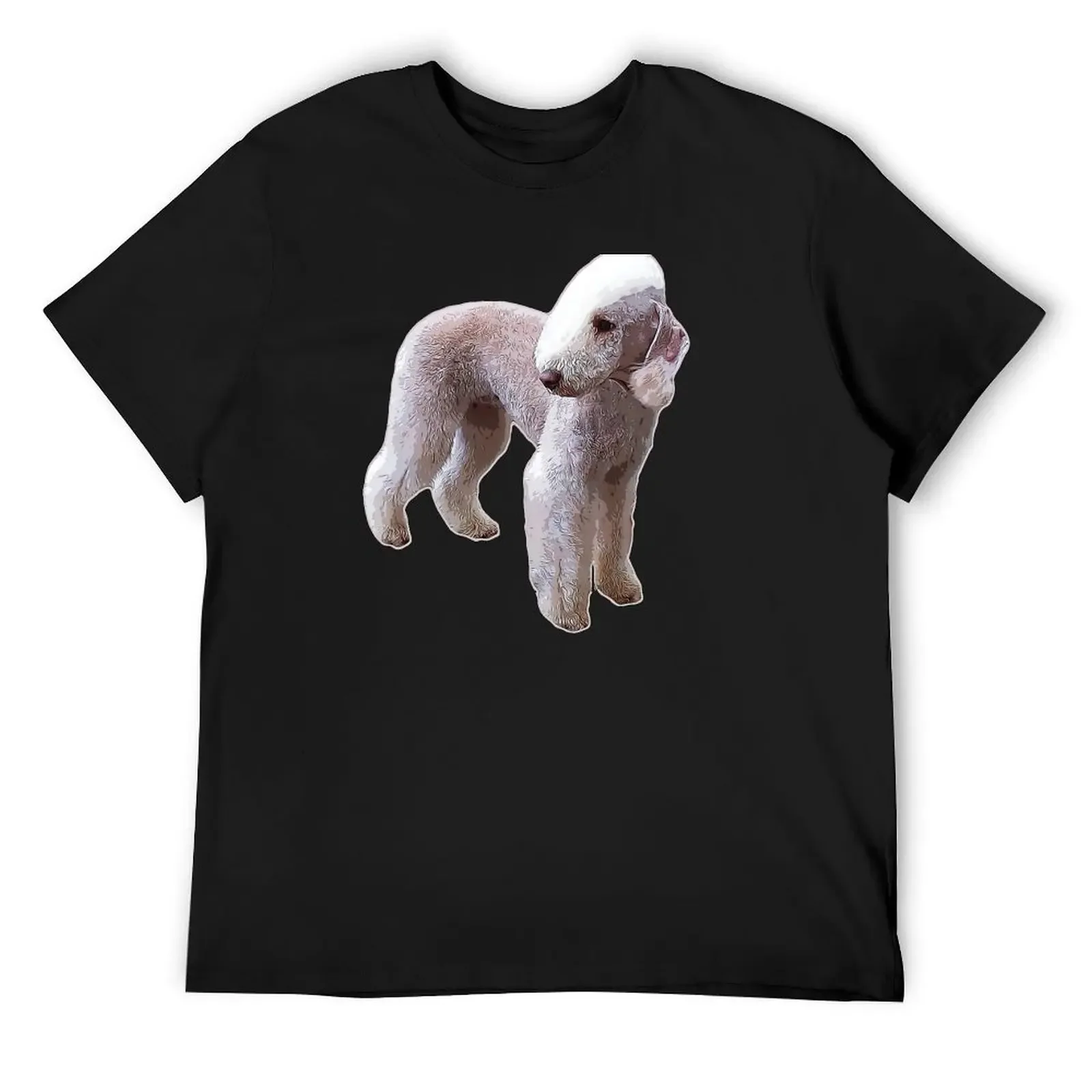 Camiseta Bedlington Terrier camisetas de gran tamaño para hombre camiseta Croswit de aduanas camisetas divertidas