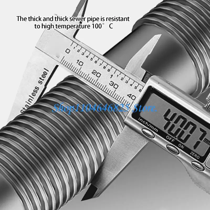 

Space Saving Kitchen Sink Drain Pipe Universal Downpipe Fittings For Efficient Kitchen Drainage Easy to Install