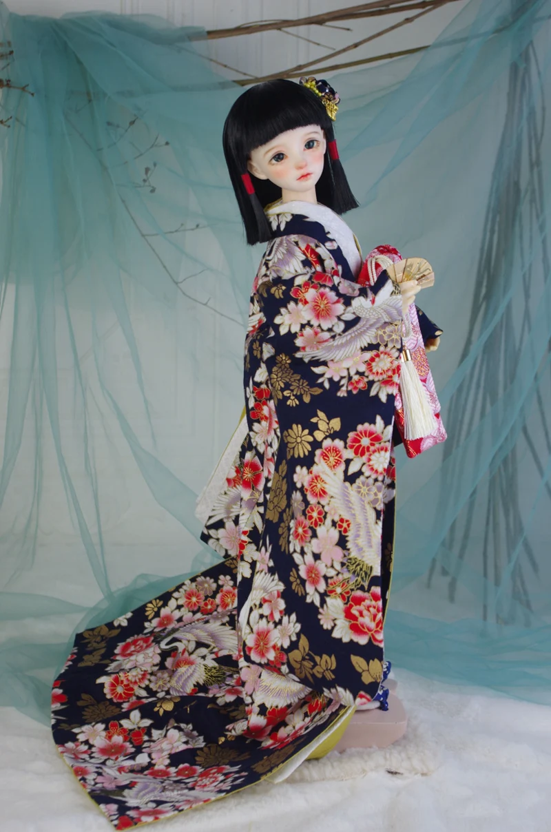 1/4 1/3 scala Costume antico BJD vestiti giapponese Oiran Kimono vestito per MSD SD13 grande ragazza POPO68 zio bambola accessori C2225