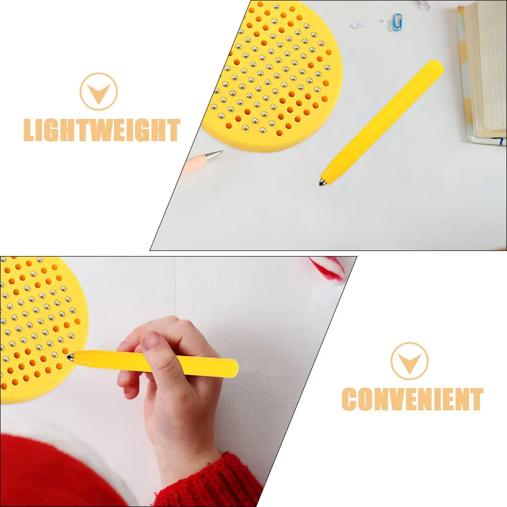 3 Pcs Magnetic Pen Steel Ball Replacement Writing Pens Portable Board Accessory Abs Pen For Drawing Toys