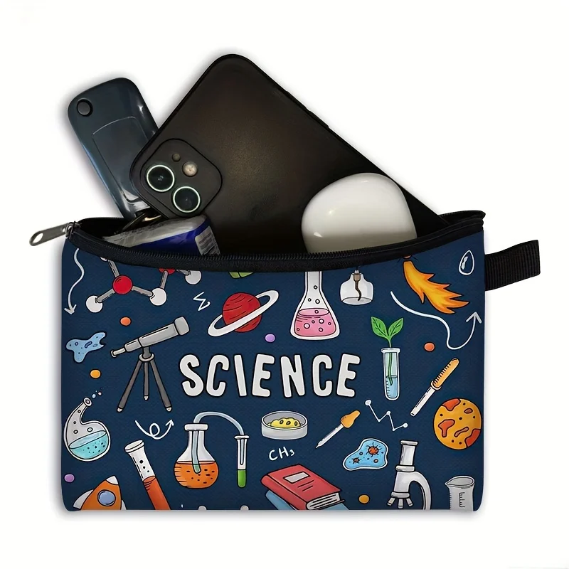 Math Formula Geometry Algebraic Coin Purse Science Physics Chemistry Wallet Women Men ID Credit Card Key Holder Money Coin Bags