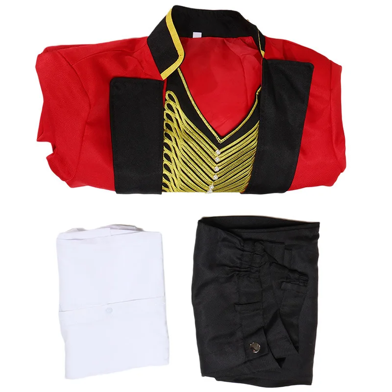 2023 The King Of Circus Barnum Cosplay Costume Barnum Hugh Jackman Uniform Jacket Pants Suit Halloween Costumes For Men Adult