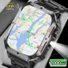 2026 New Rugged Military GPS Smart Watch Men Bluetooth Call Health Monitoring Sports 5ATM Waterproof Smartwatches Man Pk HT30 1