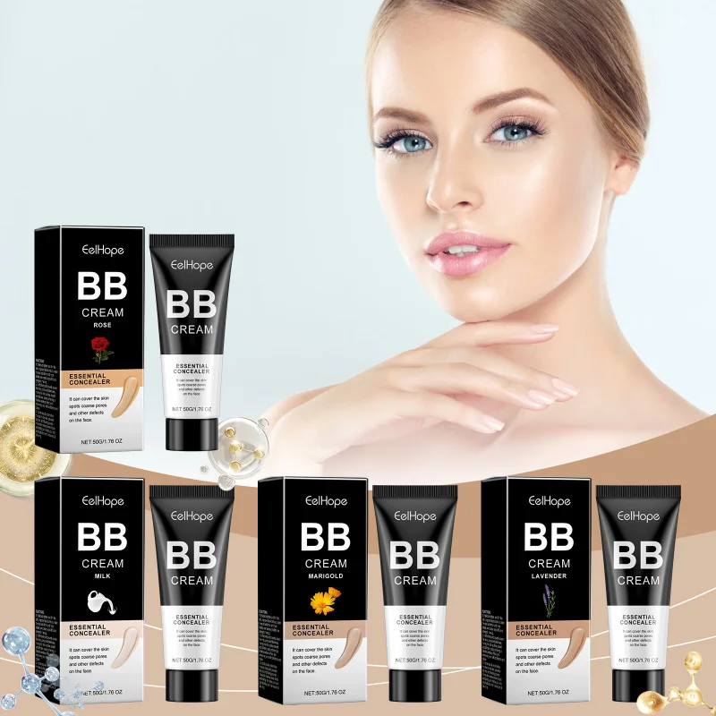 

Oil Control BB Cream Lightweight Hydrating Concealer Covers Blemishes Evens Skin Tone Natural Finish Daily Makeup Base