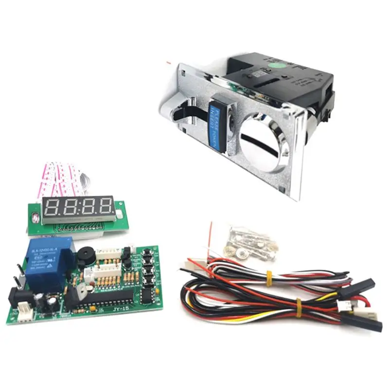 

B11A-Multi-Currency Coin Acceptor Time Control Board Massage Chair Washing Machine Time Control Box Accessories