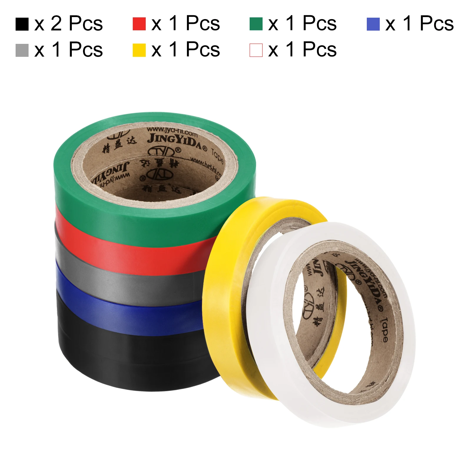 

Uxcell 8Roll Tennis Grip Finishing Tape Anti-Slip PVC Racquet Finishing Tape Racket Accessories Sticky Seal for Tennis Badminton