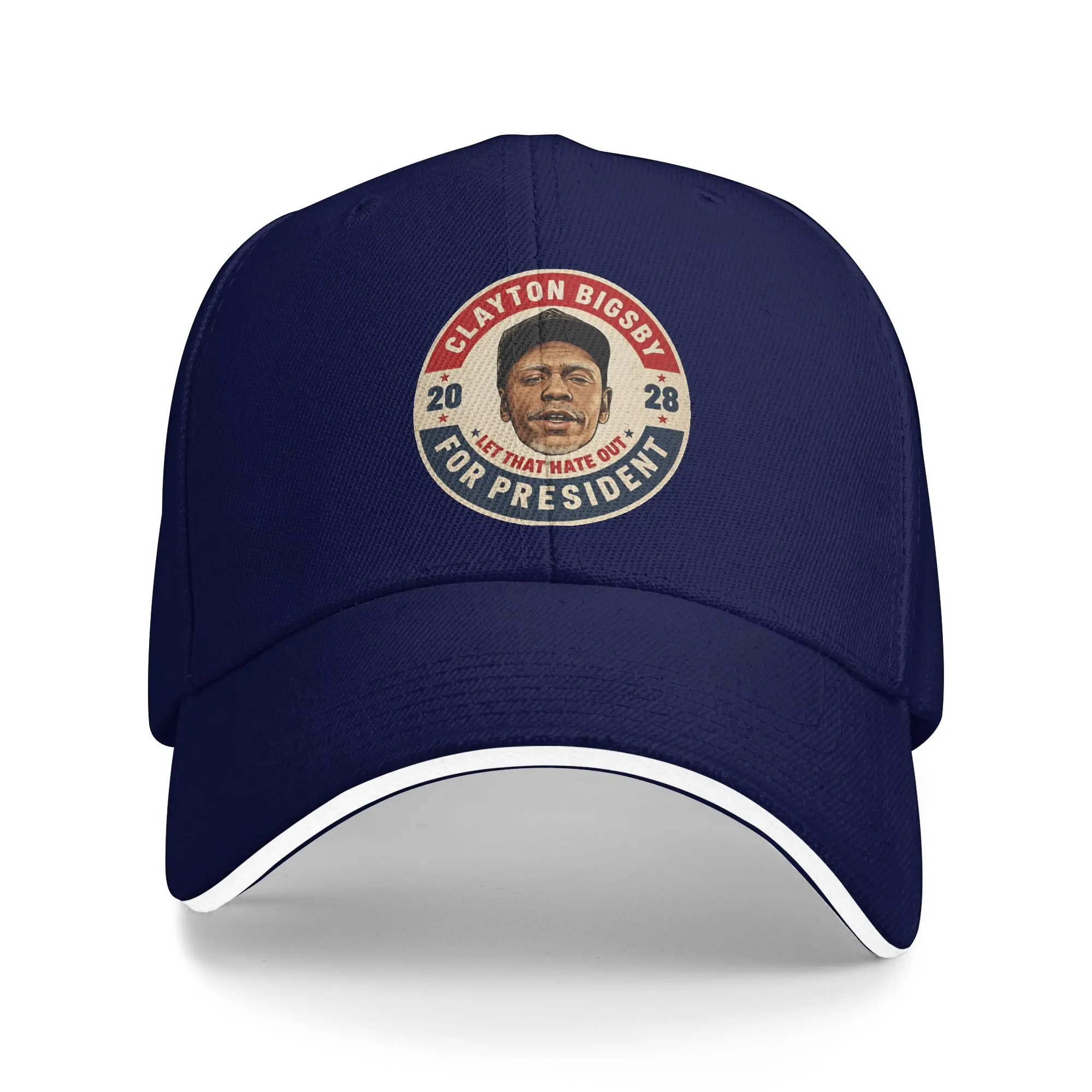 Clayton Bigsby 2028 For President  Baseball Cap Hip Hop  Sandwich Hat Men Women Breathable Sun Hat Activities