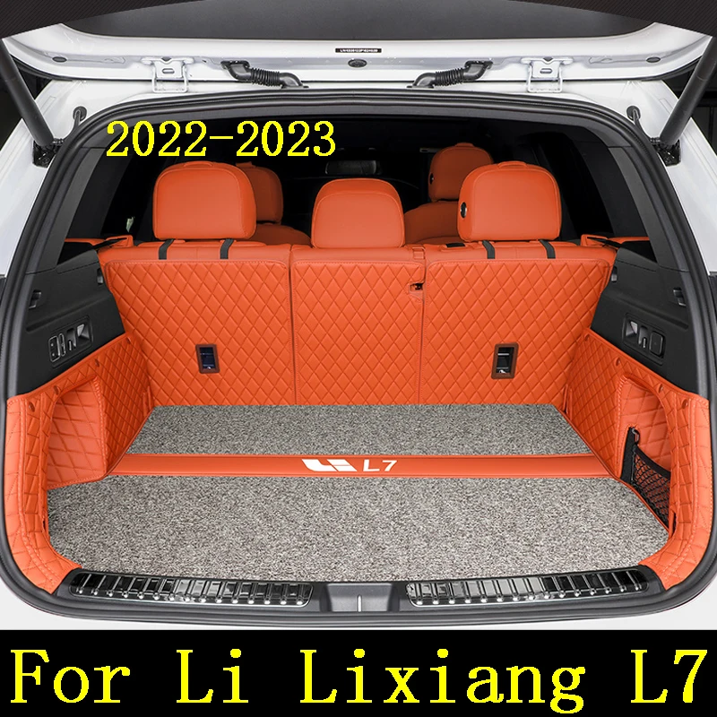 

Для Li Lixiang L7 2022 2023 коврик для багажника автомобиля, поднос для багажника, коврик для груза, защитный коврик, аксессуары, крышка