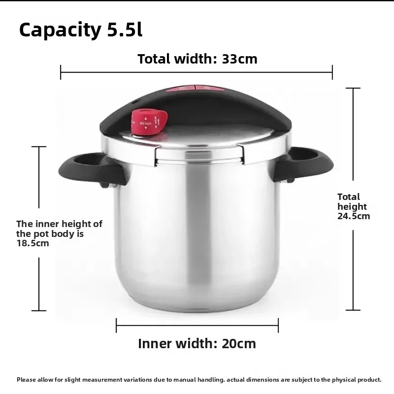 Stainless steel, pressure cooker pressure does not pick stove 3