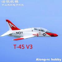 EPO RC Plane 70mm jet EDF RC Airplane T45 T-45 V3  6S PNP or KIT Retractable Landing gear RC Aircraft RC Model Fixed wing